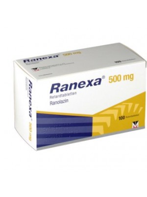 Ranexa 500 mg. 60 tablets